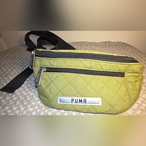PUMA Olive Quilted Belt Bag